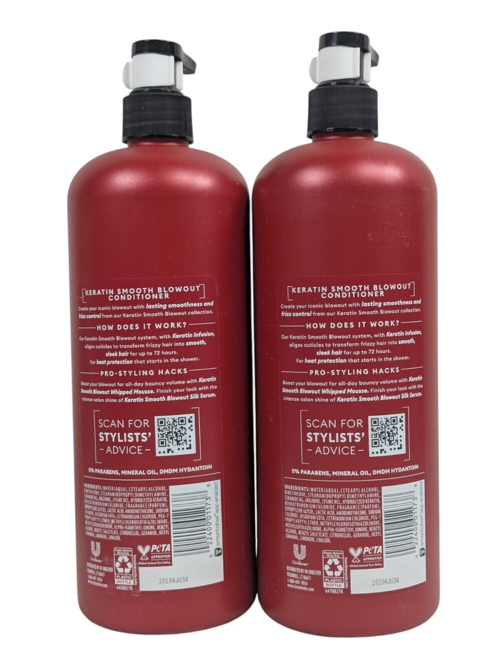 Tresemme - Blowout Keratin Infusion - Conditioner - 28 oz - 2 Pack - Picture 2 of 9